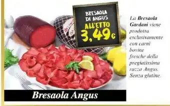 Doro Supermercati Gardani Bresaola offerta