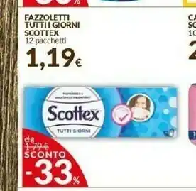 Doro Supermercati Scottex Fazzoletti offerta