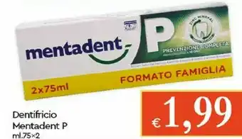 Galassia Mentadent P Dentifricio offerta