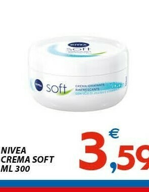 Vivo Supermercati Nivea Crema Soft 300 Ml offerta