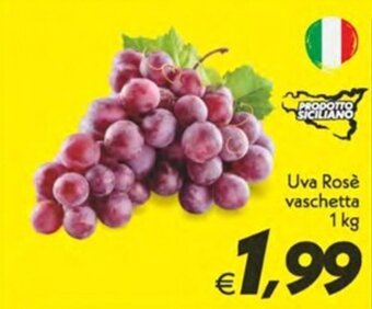 Iper Super Conveniente Uva Rosè vaschetta 1 kg offerta