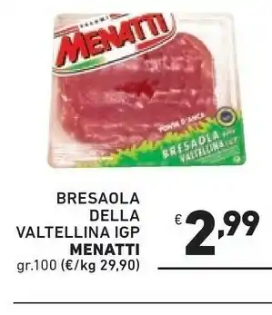 Menatti - Bresaola Della Valtellina 100 G(ml)