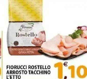 Mio Market Fiorucci Rostello Arrosto Tacchino offerta