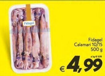 Iper Super Conveniente Fidagel Calamari 10/15 500 g offerta