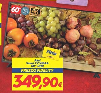 Iper Super Conveniente Akai Smart TV VIDAA 60" UHD offerta