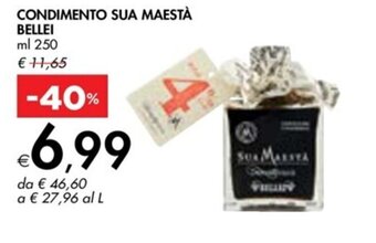CONDIMENTO SUA MAESTÀ BELLEI ml 250