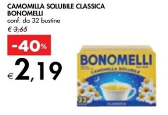CAMOMILLA SOLUBILE CLASSICA BONOMELLI conf. da 32 bustine