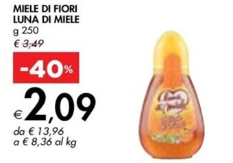 Bennet MIELE DI FIORI LUNA DI MIELE g 250 offerta
