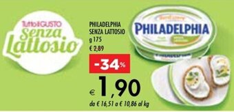 Bennet SENZA LATTOSIO PHILADELPHIA g 175 offerta