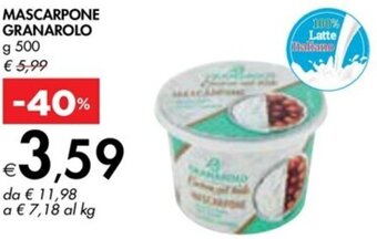 Bennet MASCARPONE GRANAROLO g 500 offerta