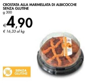 Bennet CROSTATA ALLA MARMELLATA DI ALBICOCCHE SENZA GLUTINE g 300 offerta