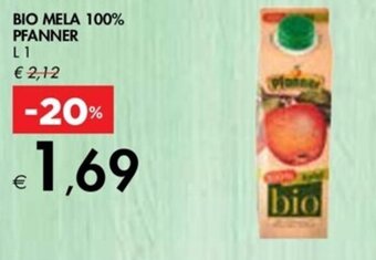 Bennet BIO MELA 100% PFANNER L1 offerta