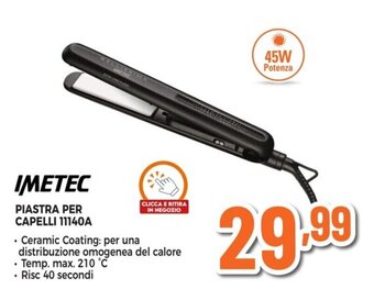 Expert IMETEC PIASTRA PER CAPELLI 11140A offerta
