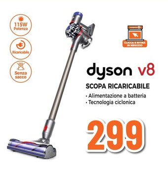 Expert dyson v8 SCOPA RICARICABILE offerta