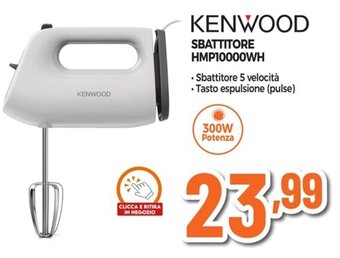 Expert KENWOOD SBATTITORE HMP10000WH offerta