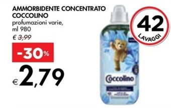 Bennet AMMORBIDENTE CONCENTRATO COCCOLINO profumazioni varie, ml 980 offerta
