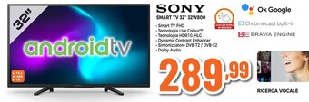 Expert SONY SMART TV 32" 32W800 offerta