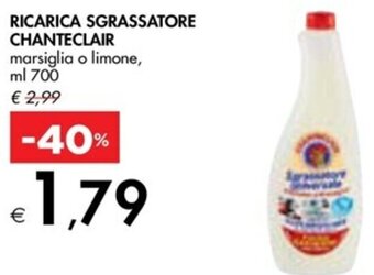 Bennet RICARICA SGRASSATORE CHANTECLAIR marsiglia o limone, ml 700 offerta