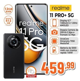 Expert realme 11 PRO+ 5G offerta
