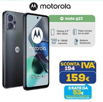 Euronics motorola moto g23 offerta