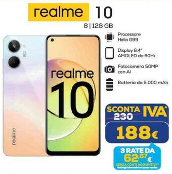 Euronics realme 10 offerta