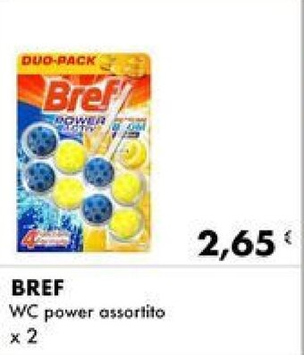 BREF WC power assortito x 2