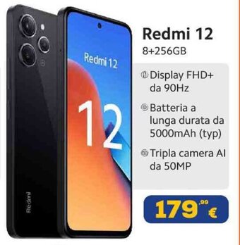 Euronics Redmi 12 offerta
