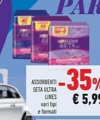 Conad Lines Seta Ultra Con Ali Salviettine Detergenti 11 Pezzo(i) offerta