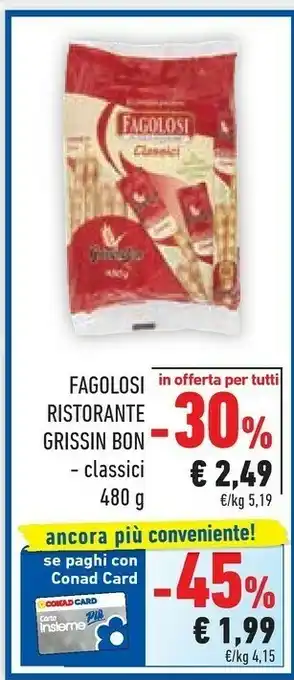 Conad Misura Frollini offerta
