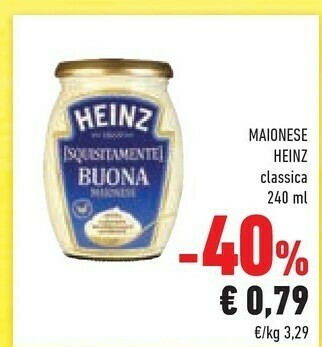 Conad Heinz Maionese offerta