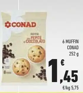 Conad Muffin offerta