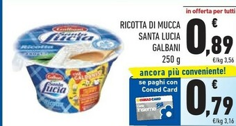 Conad Ricotta offerta