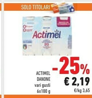 Conad Actimel Actimel offerta