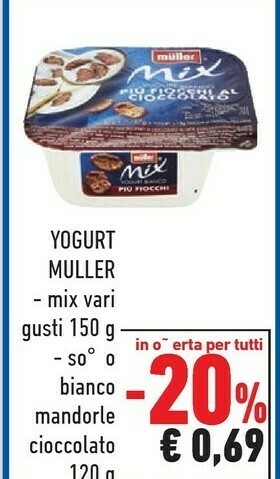 Conad Muller Yogurt Mix offerta