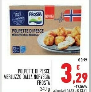 Conad Frosta Filetti di merluzzo offerta