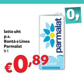 Pam Parmalat Latte parzialmente scremato offerta