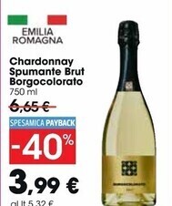 Carrefour Market Borgocolorato chardonnay spumante brut offerta