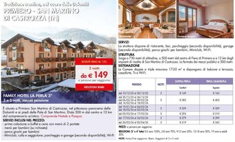 Esselunga FAMILY HOTEL LA PERLA 3 offerta