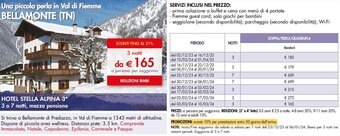 Esselunga HOTEL STELLA ALPINA 3 offerta