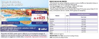 Esselunga VALTUR SHARM ALBATROS LAGUNA VISTA 5 offerta