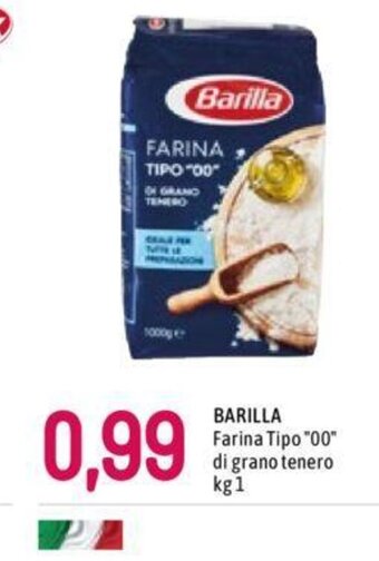 Famila BARILLA Farina Tipo "00" di grano tenero kg 1 offerta