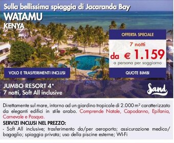 Esselunga JUMBO RESORT 4 offerta