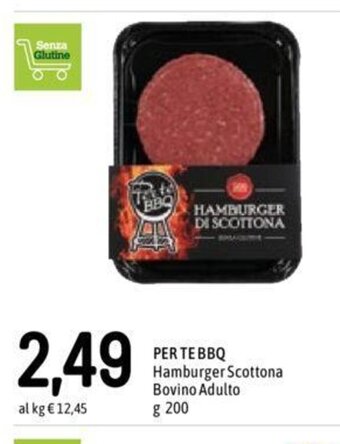 Famila PER TE BBQ Hamburger Scottona Bovino Adulto g 200 offerta