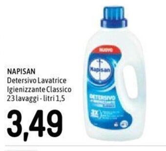 Famila NAPISAN Detersivo Lavatrice Igienizzante Classico 23 lavaggi-litri 1,5 offerta