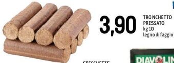 TRONCHETTO PRESSATO kg 10 legno di faggio