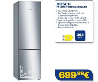 Euronics BOSCH FRIGORIFERO KGN392LDC offerta