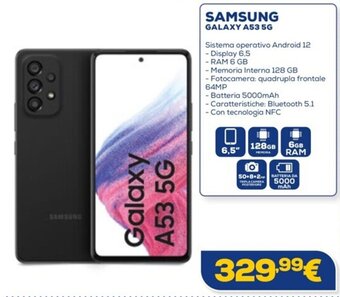 Euronics SAMSUNG GALAXY A53 5G offerta