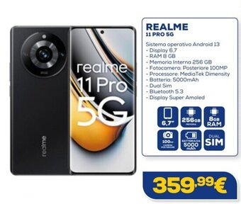 Euronics REALME 11 PRO 5G offerta