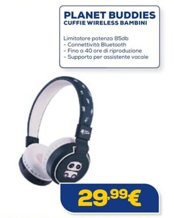 Euronics PLANET BUDDIES CUFFIE WIRELESS BAMBINI offerta