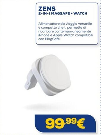 Euronics ZENS 2-IN-1 MAGSAFE + WATCH offerta